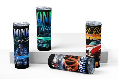 AKC Lowrider Urban Flair Graphic Tumbler - Stylish Drinkware