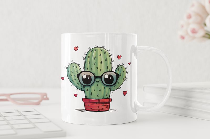 Cute Cactus Mug