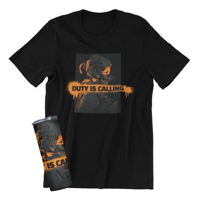 Duty Calls Personalized Custom Design T-Shirt or Tumbler