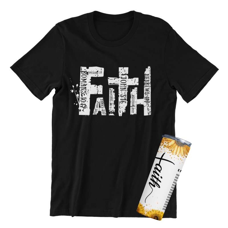FAITH Classic Personalized Tee for Adults