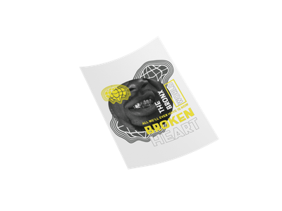 All We Have Yellow and Black Iron-On Decal for Creative Customization.