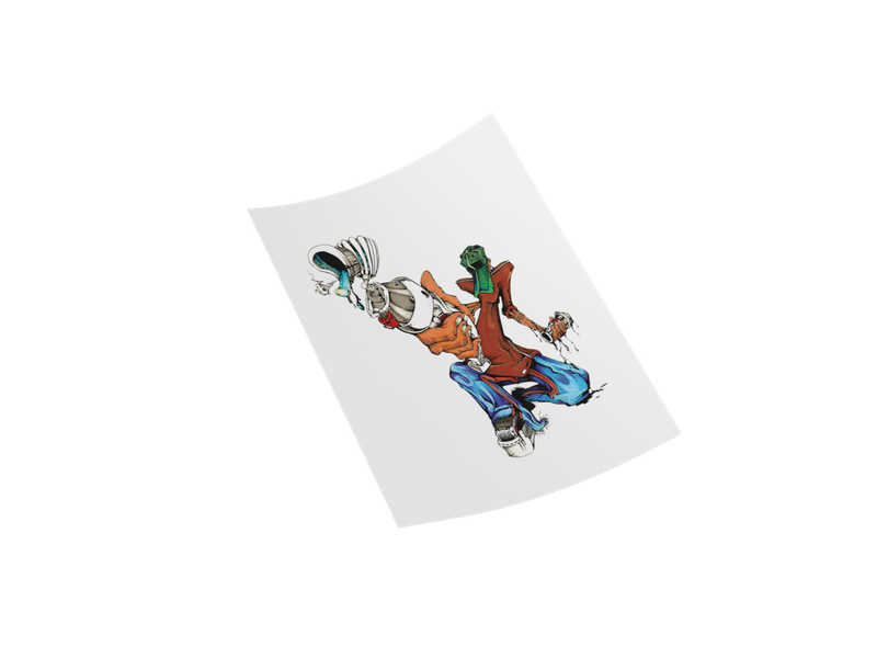 Urban Graffiti Custom DTF Transfer Design