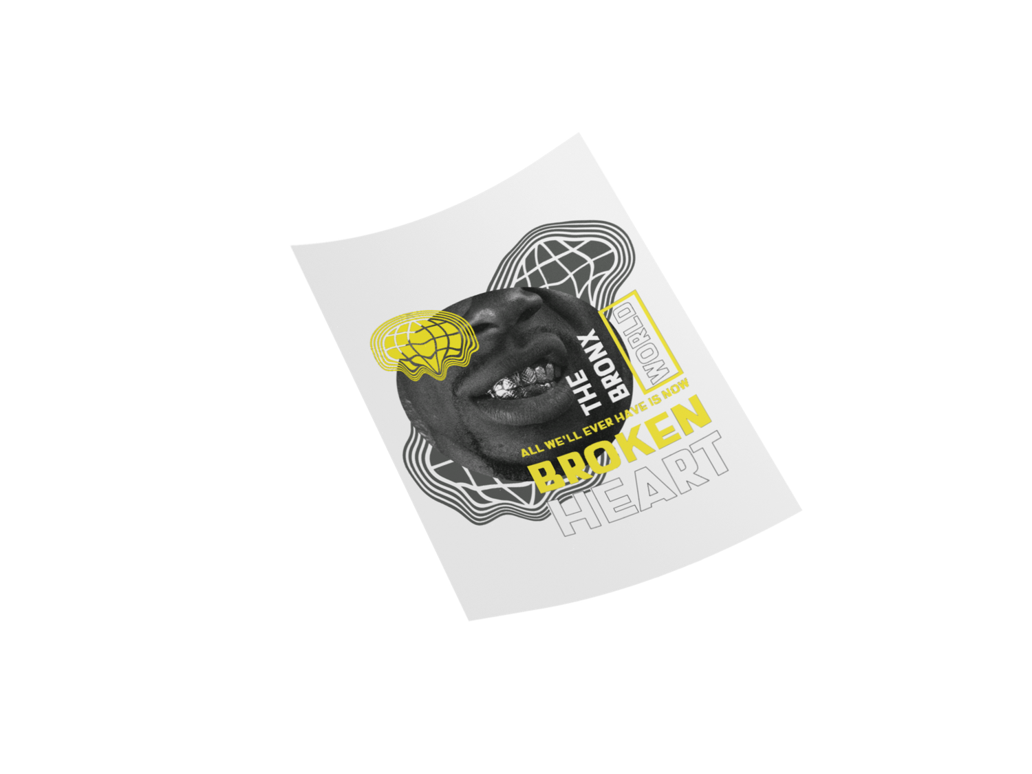 All We Have Yellow and Black Iron-On Decal for Creative Customization.