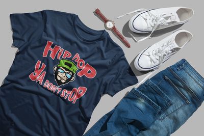 HIP HOP JA 10" Iron-on Decal