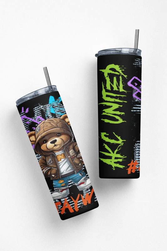 AKC Design Graphic Tumbler – Stylish Hydration On-the-Go