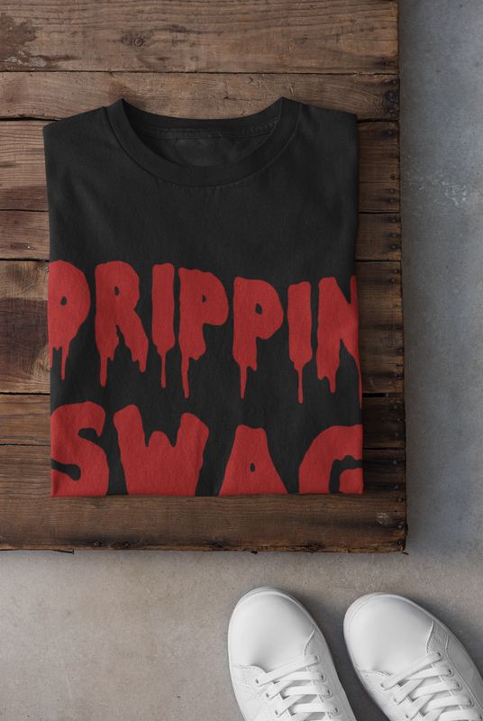 Drippin' Urban Retro Graphic tee - Dripping letter design