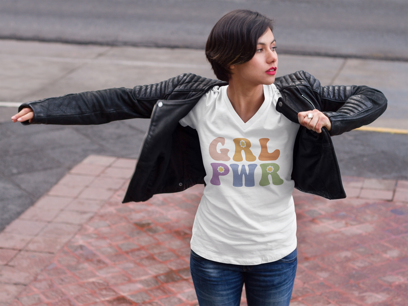 GRLPWR Girl Power Custom Graphic Tee
