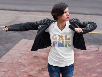 GRLPWR Girl Power Custom Graphic Tee