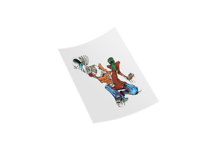 Urban Graffiti Custom 14" DTF Transfer Design