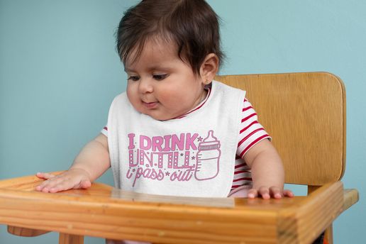 Giggle and Grub: 4 Hilarious Baby Bibs Set