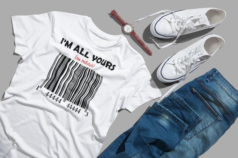 Love Barcode: I'm All Yours 11" Decal