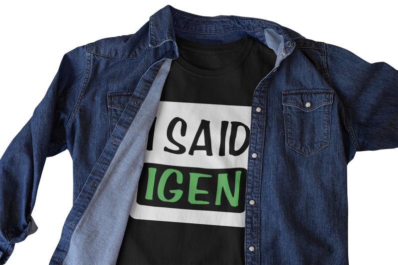 I Said IGEN V-Neck Tee - Funny Hungarian Style