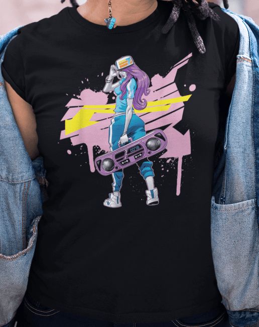 Vintage Vibes Boom Box DTF Transfer