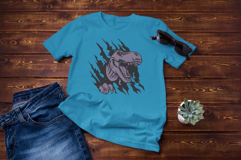 T-Rex Delights Custom Graphic Tee