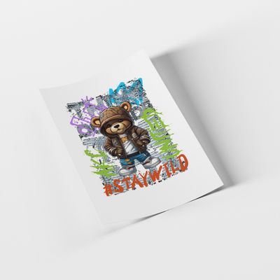 Stay Wild by AKC United DTF Transfer Iron on Decal