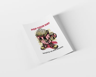 Pop Your day DTF Transfer Iron on Decal