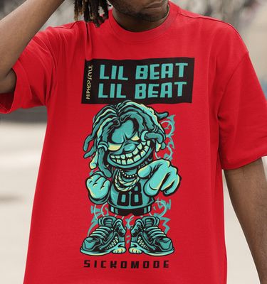 Lil Beat Hip Hop Style DTF Transfer Iron on Decal