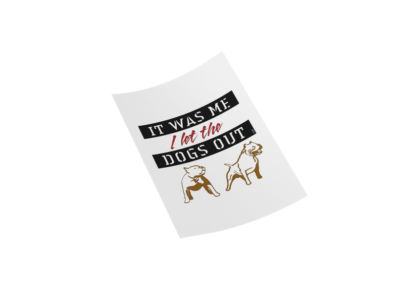 It Was Me Retro Design Custom Graphic DTF Transfer