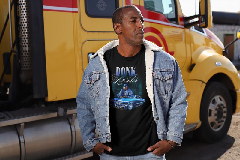 Donk Lowrider DTF Heat Transfer Design, T-Shirt Design