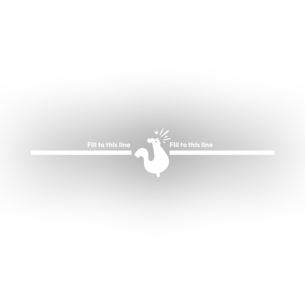 Fill This Line Vinyl Sticker