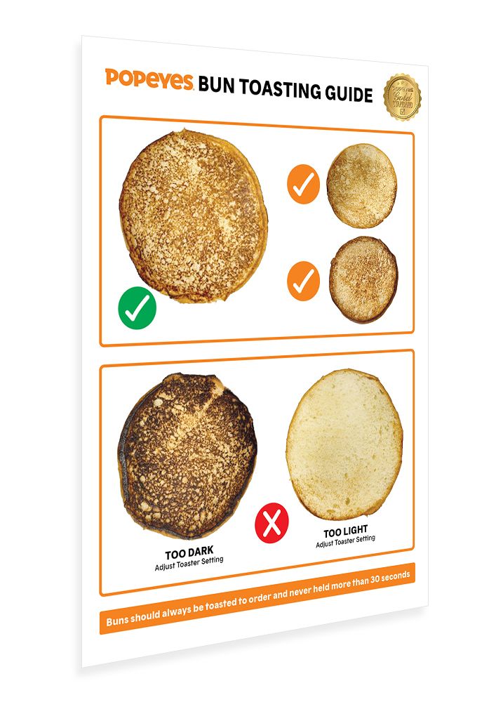 Bun Toasting Vinyl Sticker A4