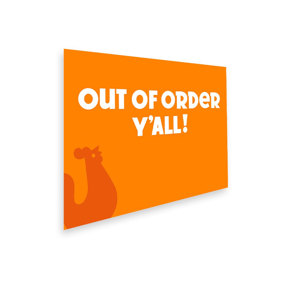 Out Of Order Poster A4