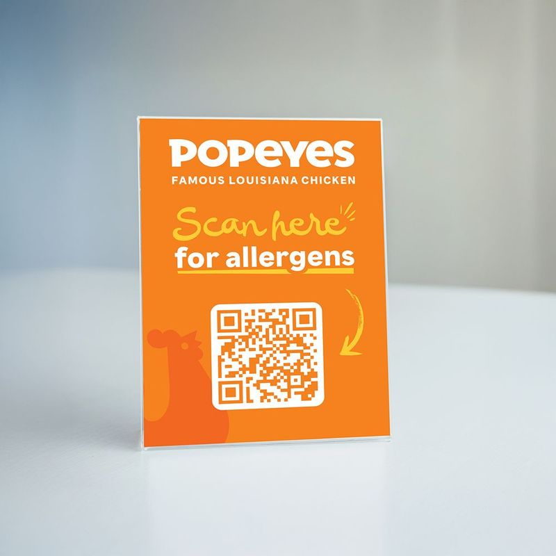 Allergen Signage