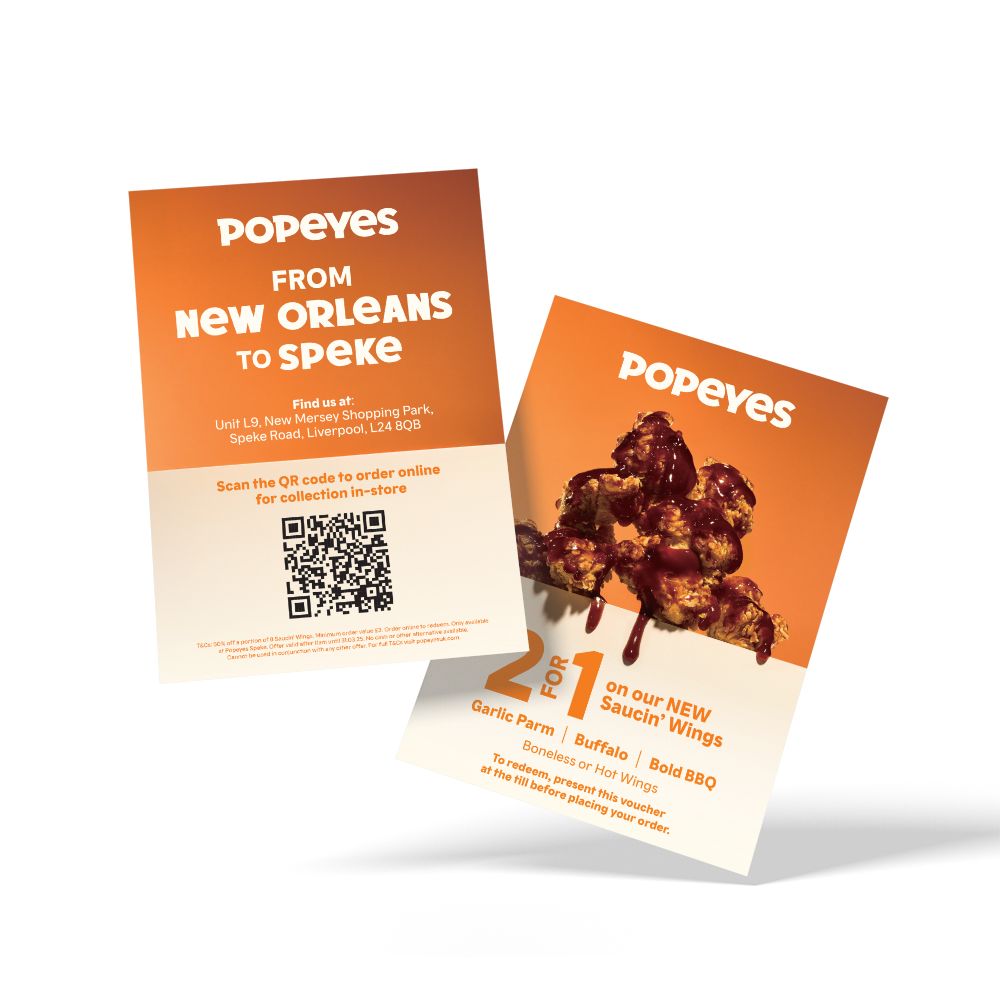 Saucin&#39; Wings Bounce Back A5 Flyers