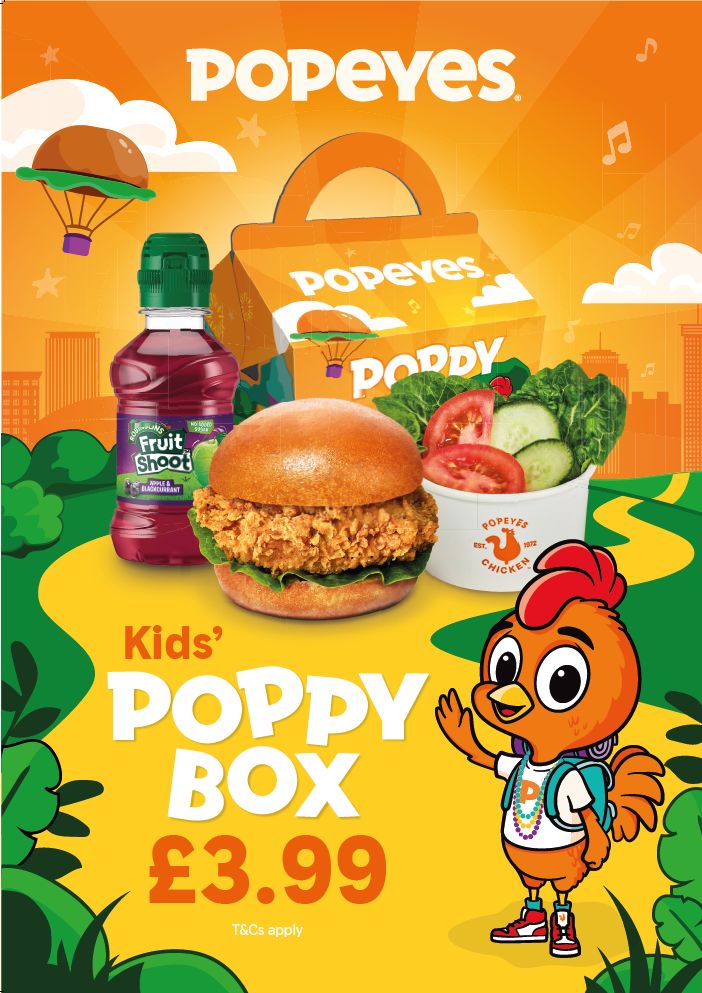 Poppy Box £3-99 A-Board Poster A0