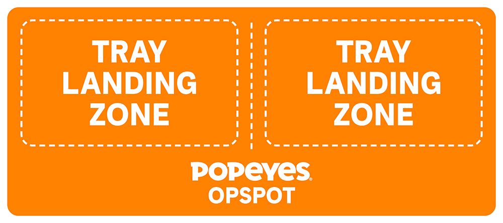 Trolley Landing Zone Mat Sticker