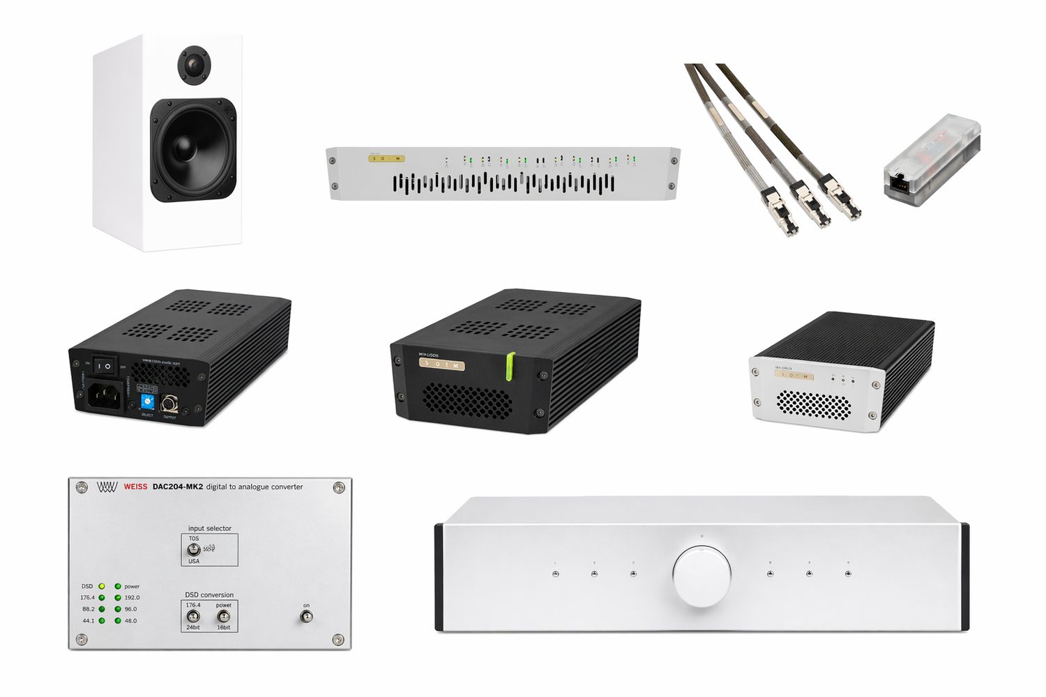 Bundle #6: Bundle #6: "Digital Dream" Mola Mola Kula, Weiss DAC, SOtM Components, Totem Element Fire V2 Speakers + Stands