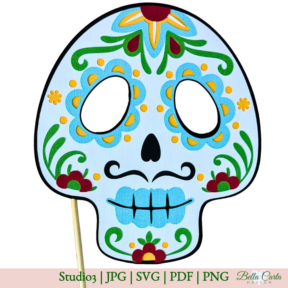 Day of the Dead El Caballero Mask