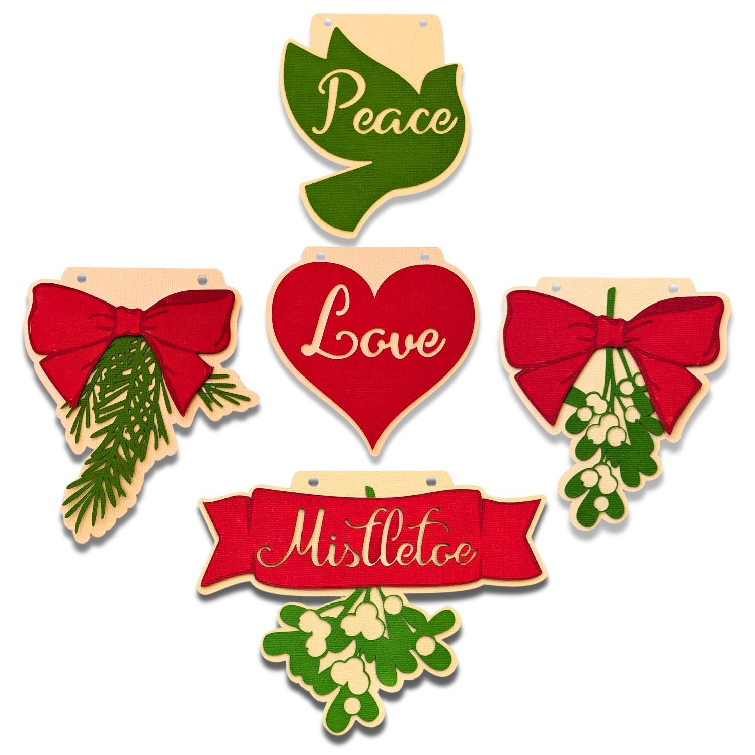 Mistletoe Christmas Banner