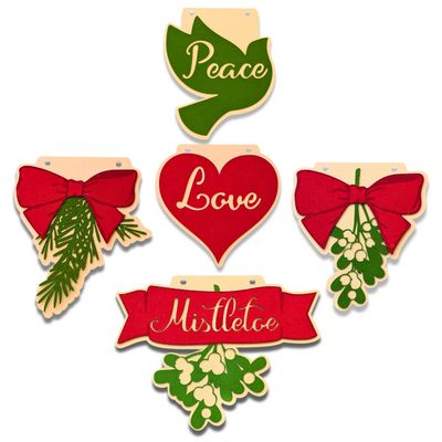 Mistletoe Christmas Banner