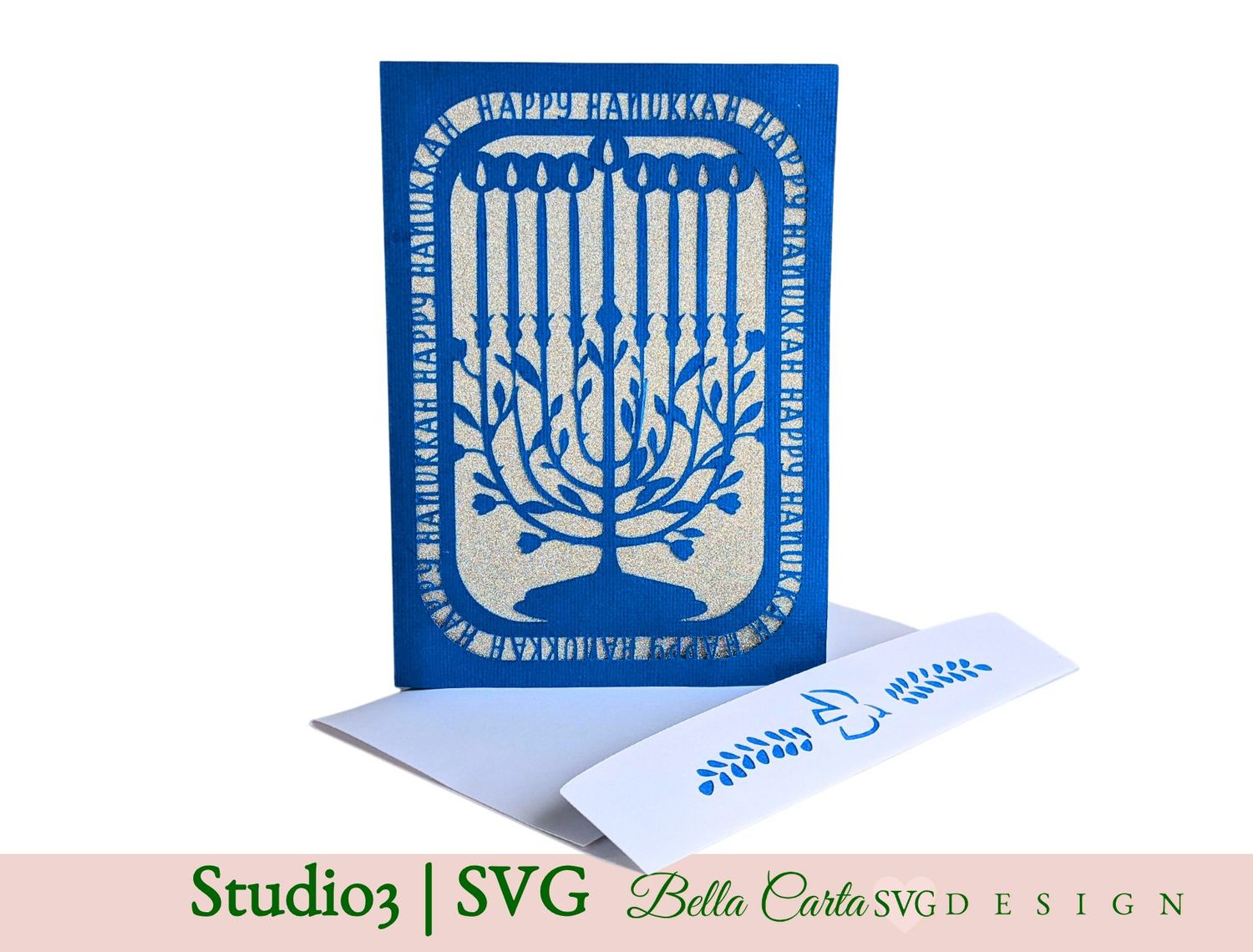 Hanukkah Menorah Card