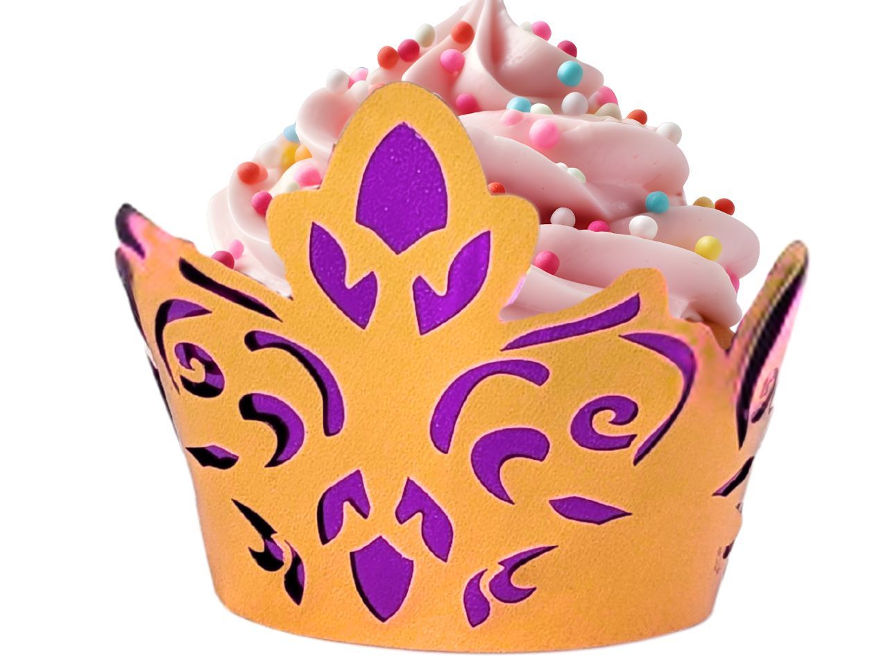 Fairytale Cupcake Wrapper SVG, PDF