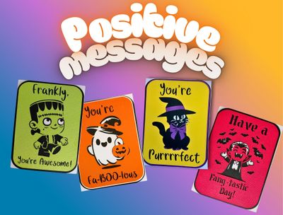 Funny Halloween Card SVG Bundle + PDF