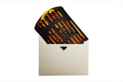 3D SVG Cemetery Gate Pop Up Card | Halloween Cricut Template