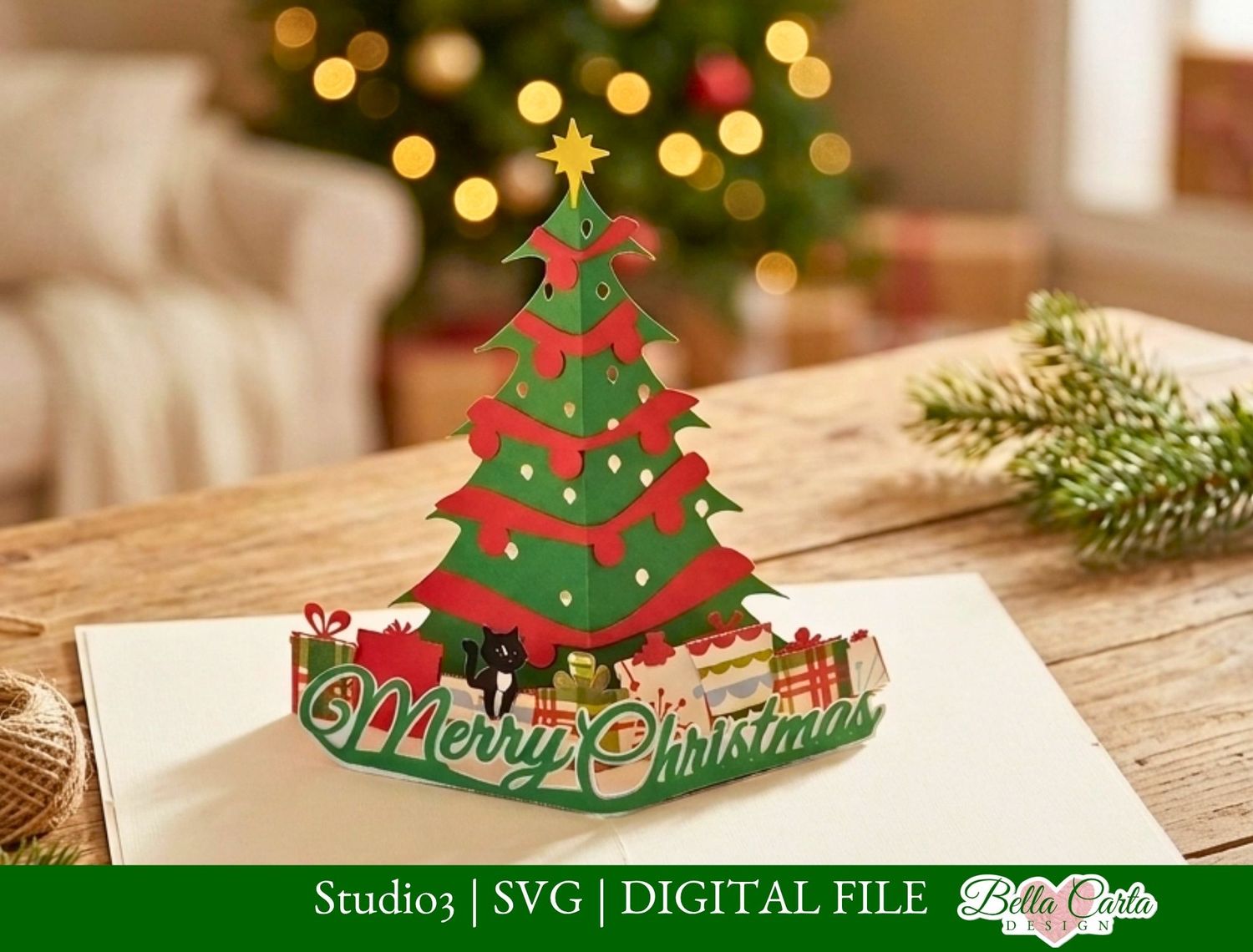 Christmas Tree Pop Up Card