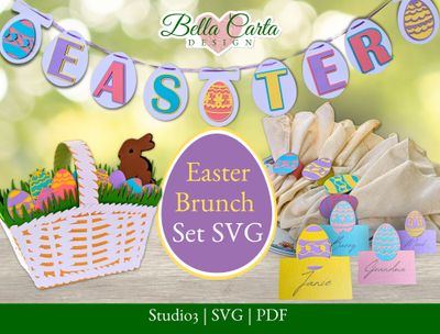 Easter Party Bundle 3D SVG Set
