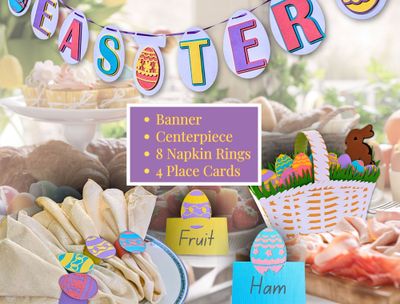 Easter Party Bundle 3D SVG Set