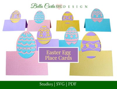 Easter Placecards SVG