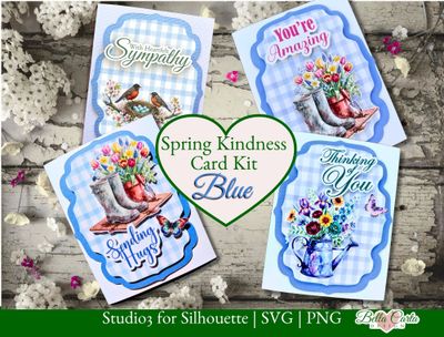 Kindness Spring Blue Card Kit
