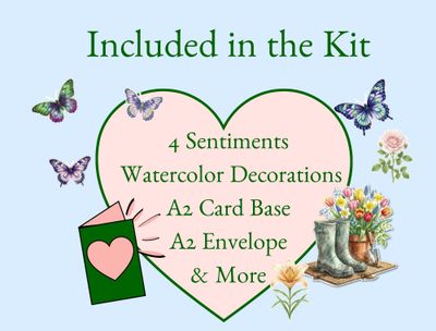 Kindness Spring Blue Card Kit