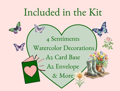 Kindness Spring Pink Card Kit