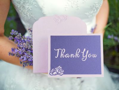 Rose Lace Wedding Thank You Cards SVG