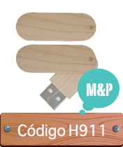 MYP USB Madera Giratoria