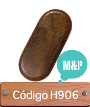 MYP USB Madera redonda