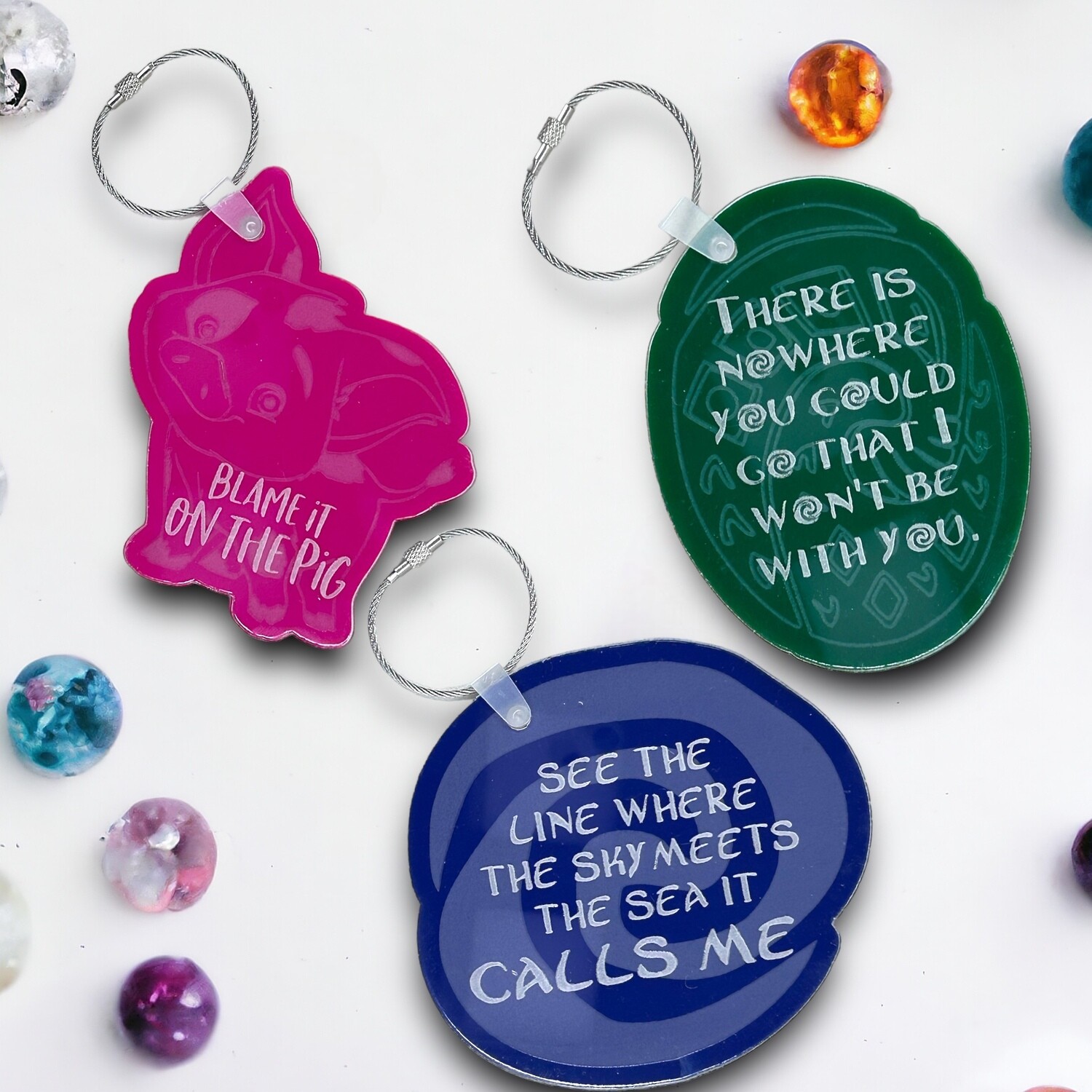 Moana Inspired Bag Tags