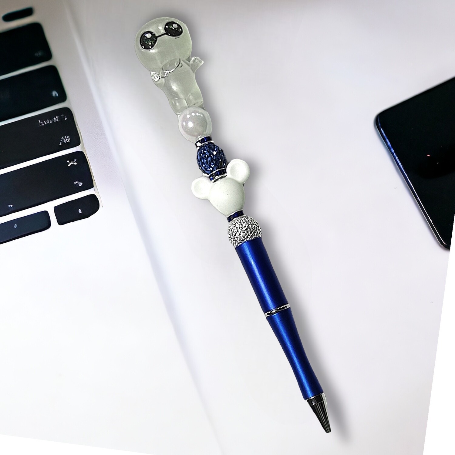 Nurse / Medical Professional Baymax Character Beaded Pen